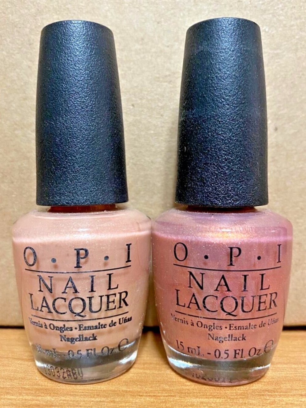 Lot of 2 OPI Nail Lacquer Y45 I Love Yokohama Y46 Sweet Love at Ferris Wheel